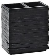 Gedy Gedy, QUADROTTO držiak kefiek na postavenie, čierna, QU9814