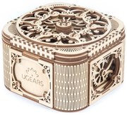 Ugears - 3D drevenené mechanické puzzle Šperkovnica