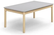 Stôl DECIBEL, 1400x800x590 mm, akustický HPL - šedá