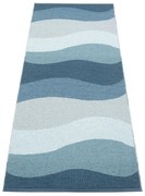 Modrý vnútorný a vonkajší behúň 70x200 cm Urvi Water – Pappelina