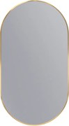 Erga Oval, oválne zrkadlo 55x100cm, zlatý rám, ERG-V01-OVAL-5510-GD