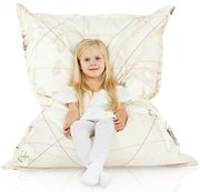 Sedací vak pre deti Kolumb – XL/XXL – bezpečný a pohodlný vankúš na hranie a oddych Veľkosť: XL