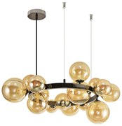 Brilagi - LED Luster na lanku MILLA 15xG9/3W/230V lesklý chróm/zlatá