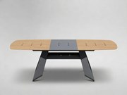 Garden Line Hliníkový stôl „THOMPSON“ sivý 180/240 x 90 x 78 cm