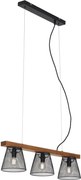 Briloner 4077-035 - Luster na lanku WOOD &amp; STYLE 3xE14/25W/230V