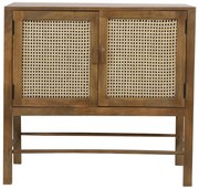 Hnedá komoda z mangového dreva 88x84 cm Nipas - Light &amp; Living