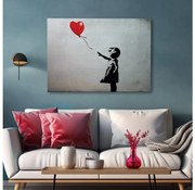 Nástenný obraz na plátne 50x70 cm čierna/šedá