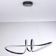 Závesné svietidlo KROTOS BLACK AH-KRLED40BL LED LW1