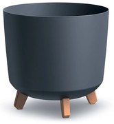 Kvetináč GRACIE TUBUS 29,8 cm antracitový