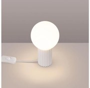 Sollux SL.1711 - Stolná lampa HALO 1xG9/8W/230V pr. 12 cm biela