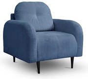 Čalúnené kreslo CLOUDY, modré