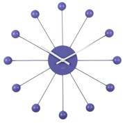 Karlsson 5977PU dizajnové nástenné hodiny fialová, pr. 40 cm