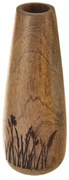 InDecor Váza z mangového dreva Lúka, 10 x 10 x 25 cm