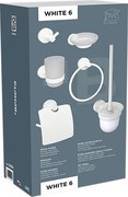 Bemeta Design SET WHITE, 6 ks - 204604