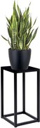 Stojan na kvety PIATTO LOFT čierny 40 cm