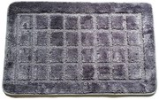 Kúpelňová predložka kocka tmavo sivá 50x80 cm TiaHome