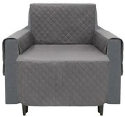 Poťah na kreslo PARIS sivý