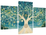 Obraz – Magický strom so špirálami (90x60 cm)