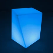 LED svietiaci stolík/taburet, 50x42 cm