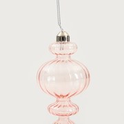 Závesná vianočná dekorácia ROLLIS ružová 751929