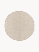 Okrúhly ručne tkaný vlnený koberec Amaro