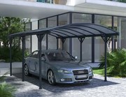 Kondela Prístrešok na auto NEVADA 3x5,1m Cold Grey