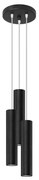 Sollux SL.1079 - Luster na lanku LAGOS 3xGU10/10W/230V čierna