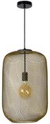 Lucide 45385/35/02 - Luster na lanku MESH 1xE27/40W/230V mosadz