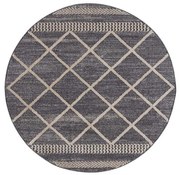 Koberec Art 2645 sivý kruh
