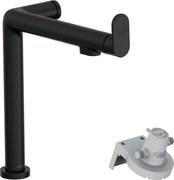 Hansgrohe Aqittura M91, filterSystem 240, 1jet, čierna matná, HAN-76804670