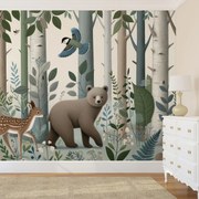 Fototapeta - Prechádzka v lese (147x102 cm)