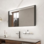Nimco Čierne LED zrkadlo 800x600 - ZPC 42003-90