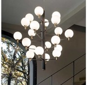 Ideal Lux - LED Luster na lanku COPERNICO 20xG9/3W/230V pr. 86 cm čierna