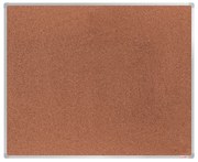 Korková nástenka boardOK v hliníkovom ráme, 1500 x 1200 mm, eloxovaný rám