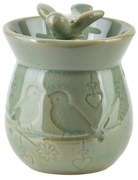 Keramická aroma lampa LOSKI 9 cm zelená