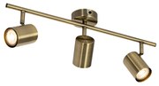 Moderný reflektor bronzový sklápací 3-svetlo - Jeana