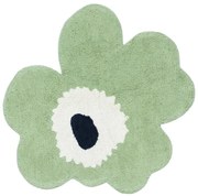Kúpeľňová predložka Unikko 73x74, zeleno-biela