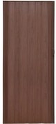 Skladacie dvere 001P hnedé 90 cm