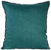 Obliečka na vankúš Linen/5/A 45x45 tyrkysová čierna 405208