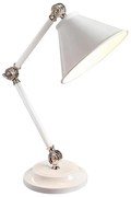 Elstead PV-ELEMENT-WPN - Stolná lampa PROVENCE ELEMENT 1xE27/60W/230V biela