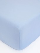 Jersey plachta do postieľky Classic 60 x 120 cm – svetlo modrá