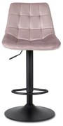 Barová stolička Arcos ružová/čierna