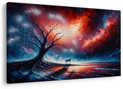 Obraz magický strom života v noci