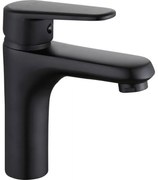 Mexen Alda, umývadlová batéria h-140, čierna matná, 746100-70