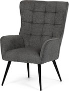 Relaxačné kreslo 315 GREY2, tmavosivá