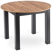 Rozkladací stôl RAMON 103–223 cm Dub Craft / Čierna