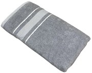 Froté osuška deluxe Monako sivý 70x140cm TiaHome