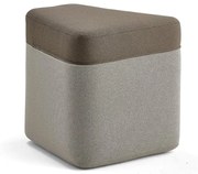 Taburet POINT, piesková/hnedá