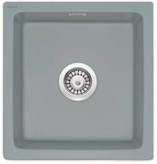 Deante Sabor, keramický drez 475x450x215 mm B/O + priestorovo úsporný sifón, 1-komorový, šedá matná, ZCB_3103