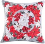 Súprava 3 ks obliečok na vankúšiky POINSETTIA 45 x 45 cm